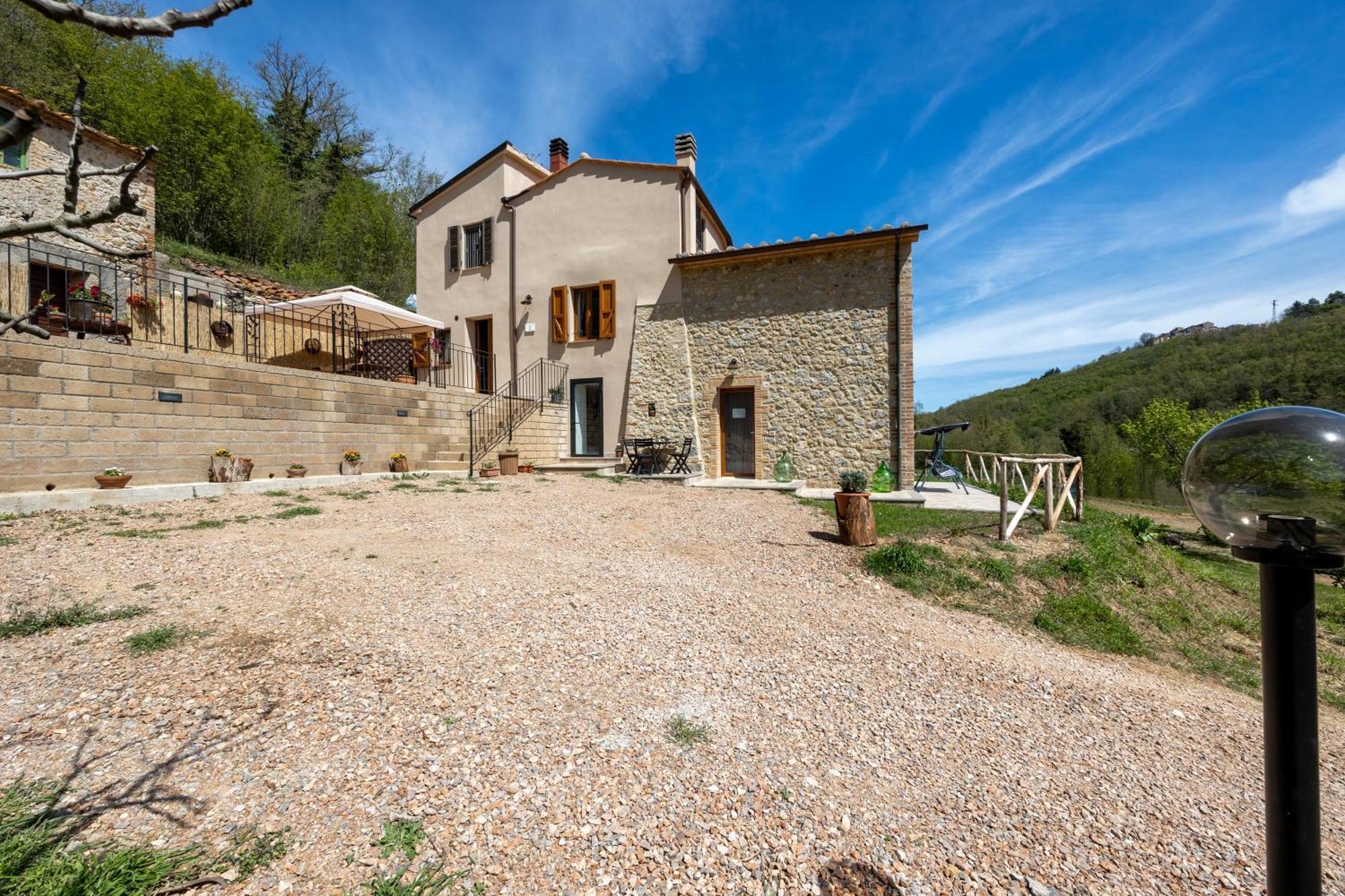 Podere Del Ciacchi Among Tuscany Greenery - Happy Rentals Montieri Exterior foto